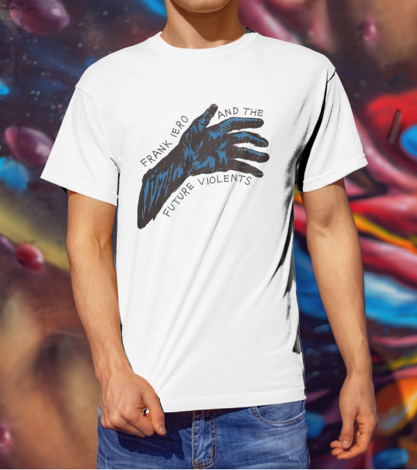 Frank Iero And The Future Violents Blue Hand T-Shirt