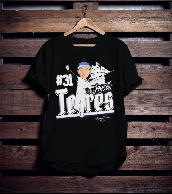 Jayson Torres #31 Seton Hall Pirates Baseball Signature T-Shirt