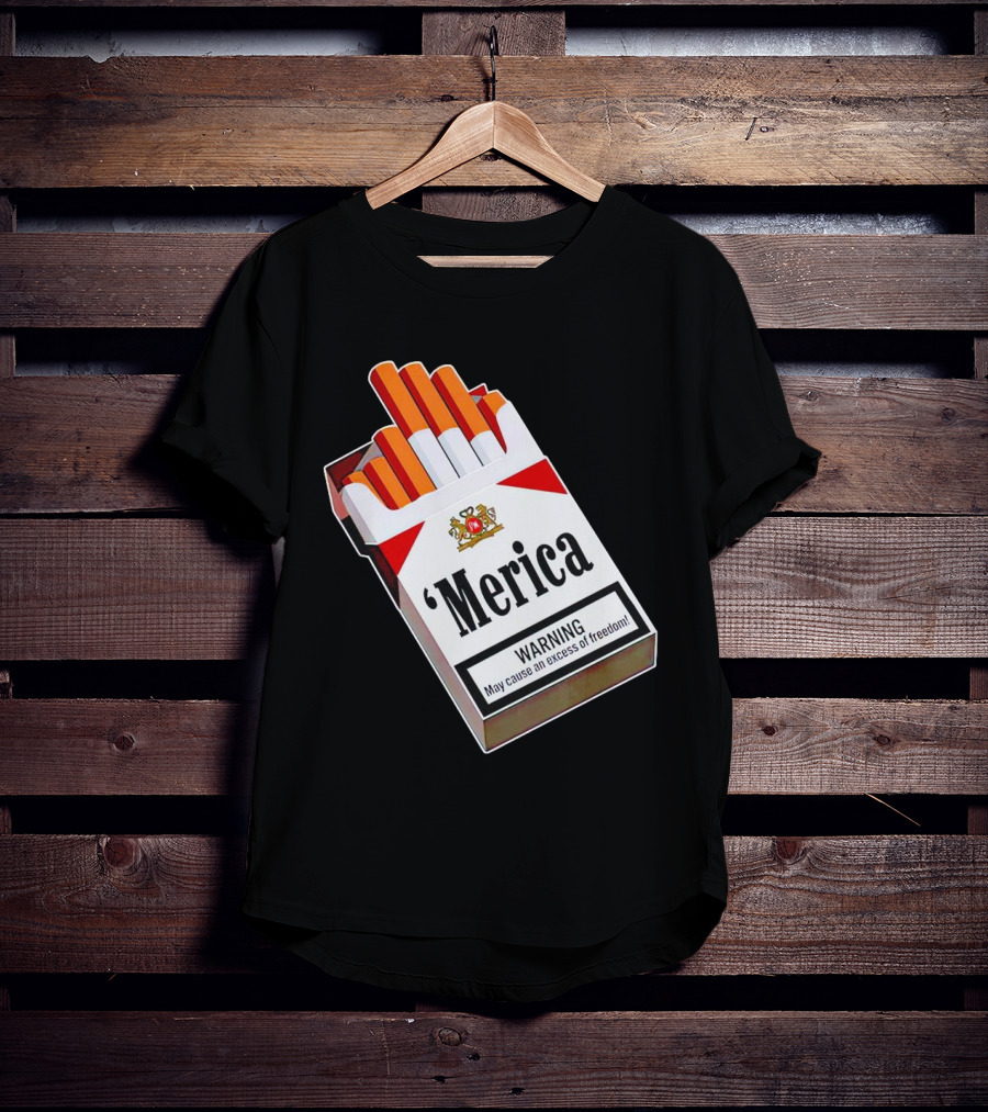 Merica Marlboro Warning Excess Of Freedom T-Shirt