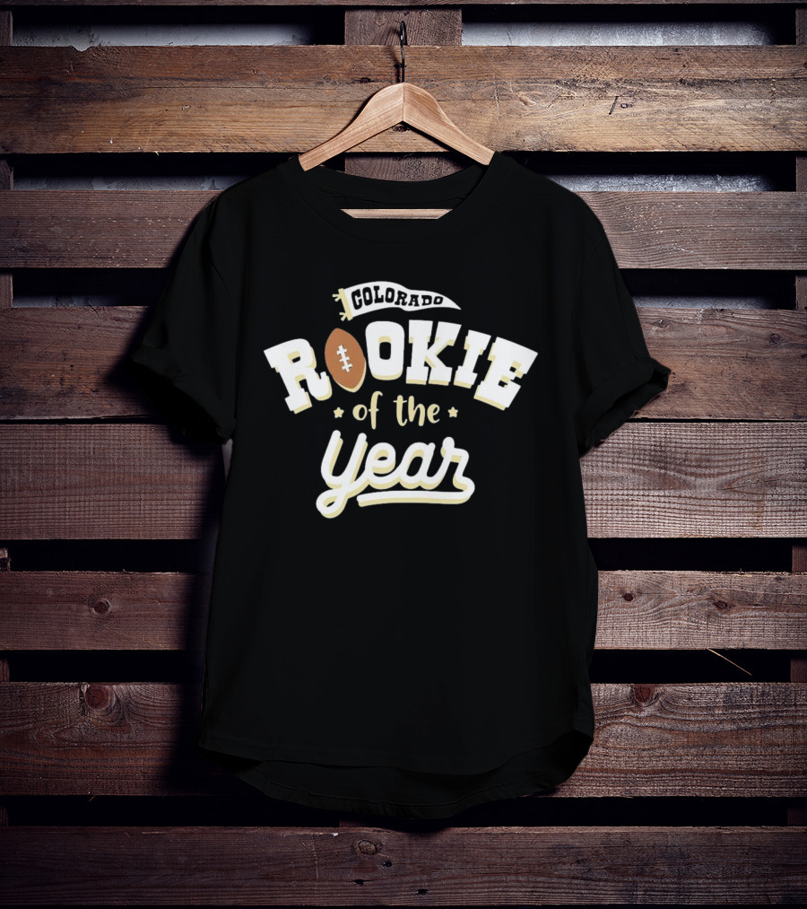 Colorado Rookie Of The Year Football T-Shirt