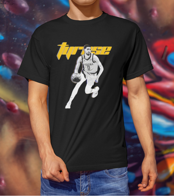 Tyrese Haliburton 0 Indiana Pacers Basketball Player T-Shirt