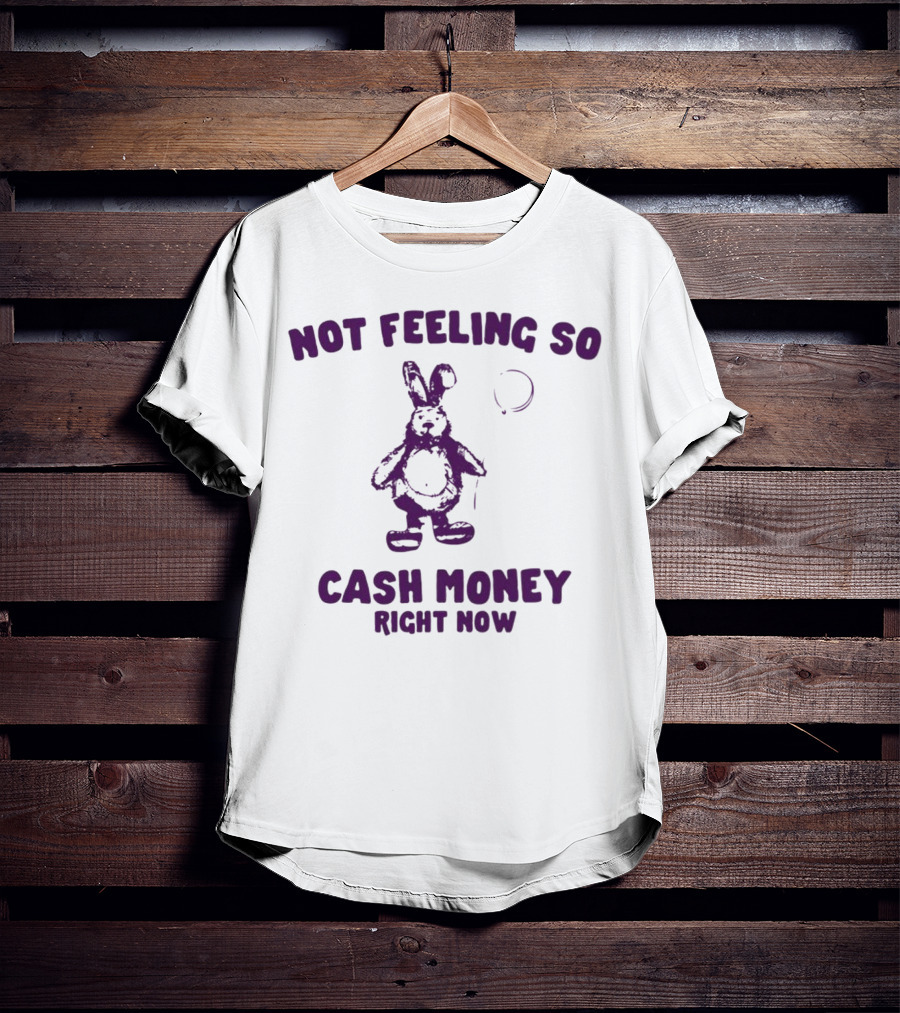 Bunny Not Feeling So Cash Money Right Now T-Shirt
