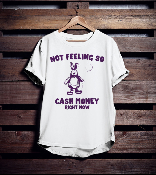 Bunny Not Feeling So Cash Money Right Now T-Shirt