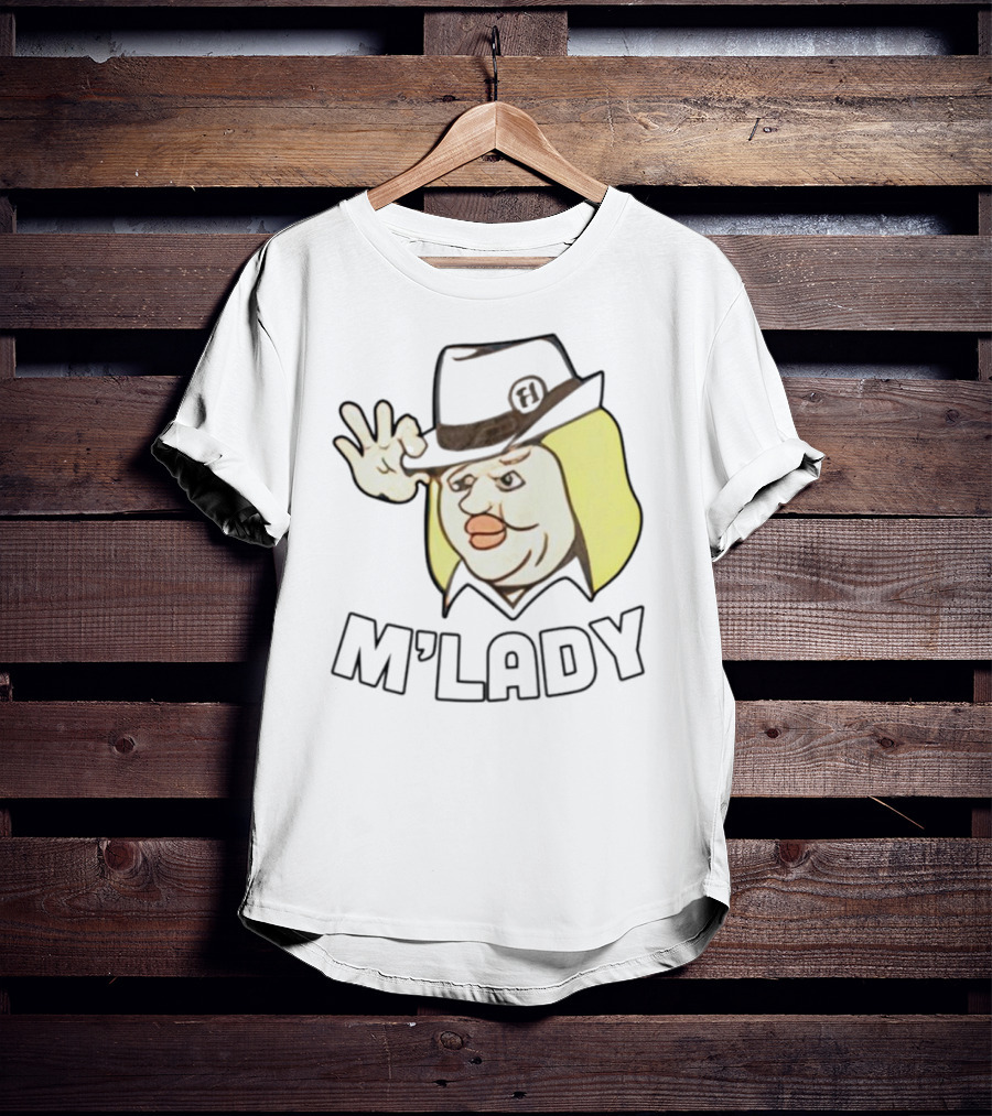 Elyse Willems M'Lady Cartoon Fedora Memes T-Shirt