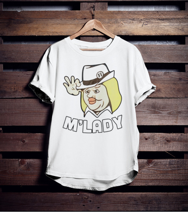 Elyse Willems M'Lady Cartoon Fedora Memes T-Shirt