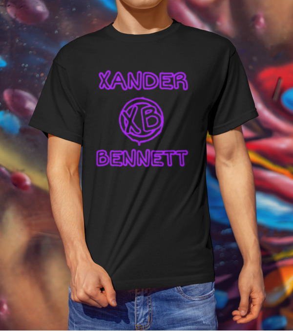 Xander Bennett XB Drip Neon Circle T-Shirt