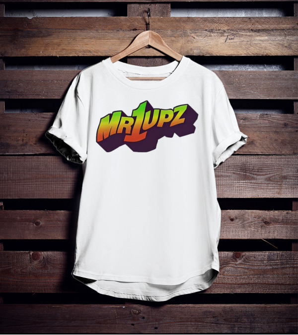 Mr1upz Shagadelic Retro Gradient Text T-Shirt