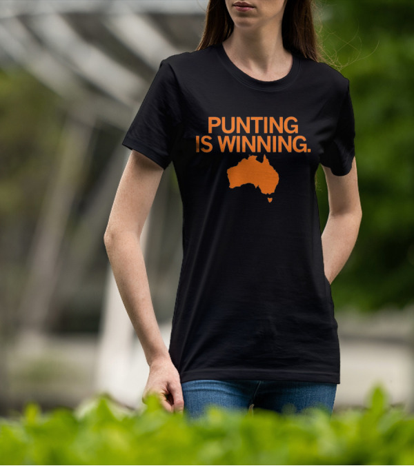 Punting Is Winning Australia Map T-Shirt