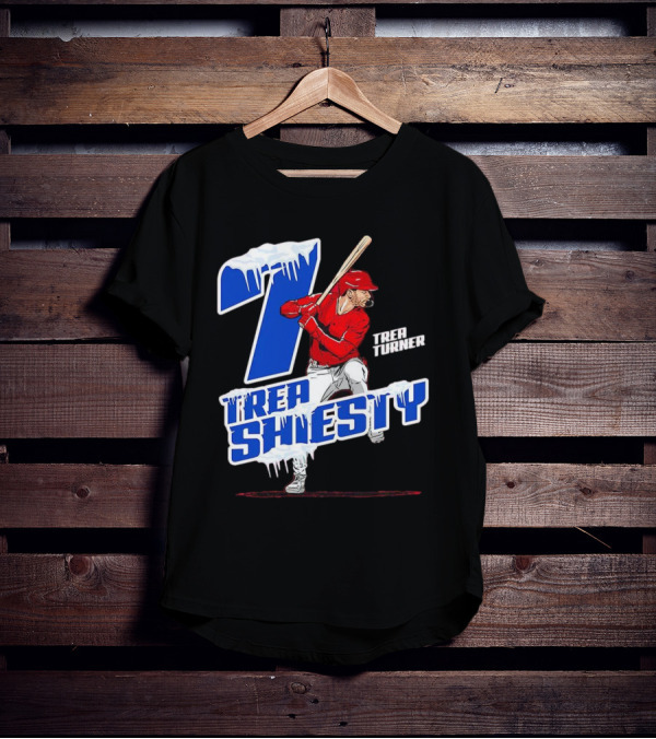 Trea Shiesty 7 Icy Trea Turner Philadelphia Phillies Baseball T-Shirt