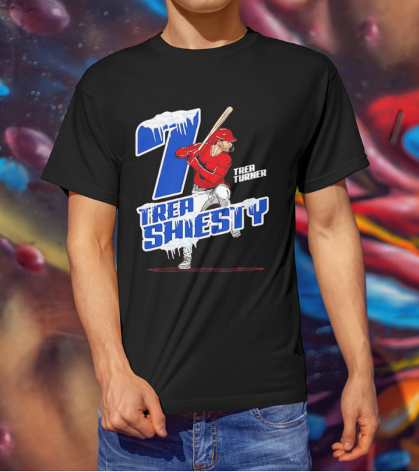 Trea Shiesty 7 Icy Trea Turner Philadelphia Phillies Baseball T-Shirt