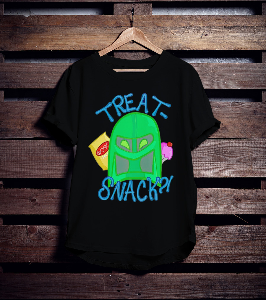 Treat Snack Helmet With Ice Cream And Space Snacks T-Shirt