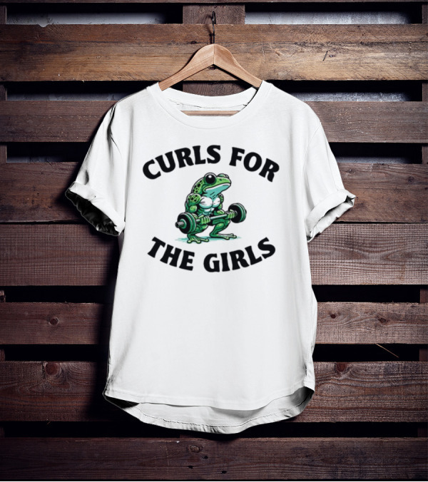 Curls For The Girls Frog Gym T-Shirt