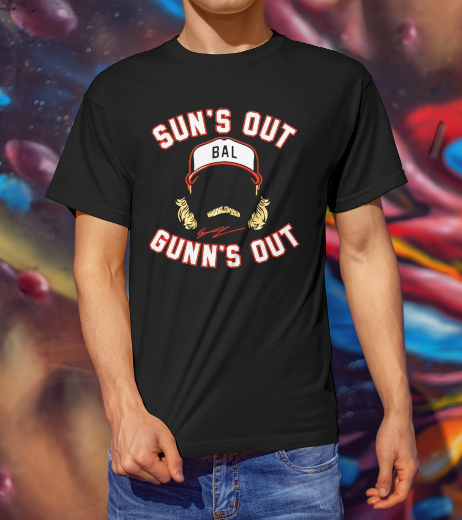 Gunnar Henderson Sun’s Out Gunn’s Out BAL Cap T-Shirt