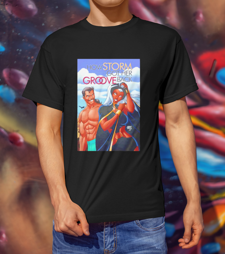 How Storm Got Her Groove Back Comic Style Cover T-Shirt