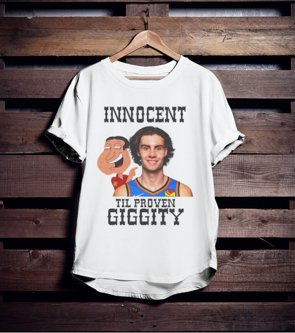 Innocent Til Proven Giggity Sports Jersey Family Guy Fusion T-Shirt