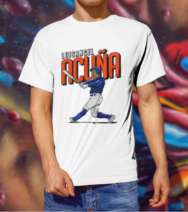 Luisangel Acuna Baseball Hitter Action T-Shirt