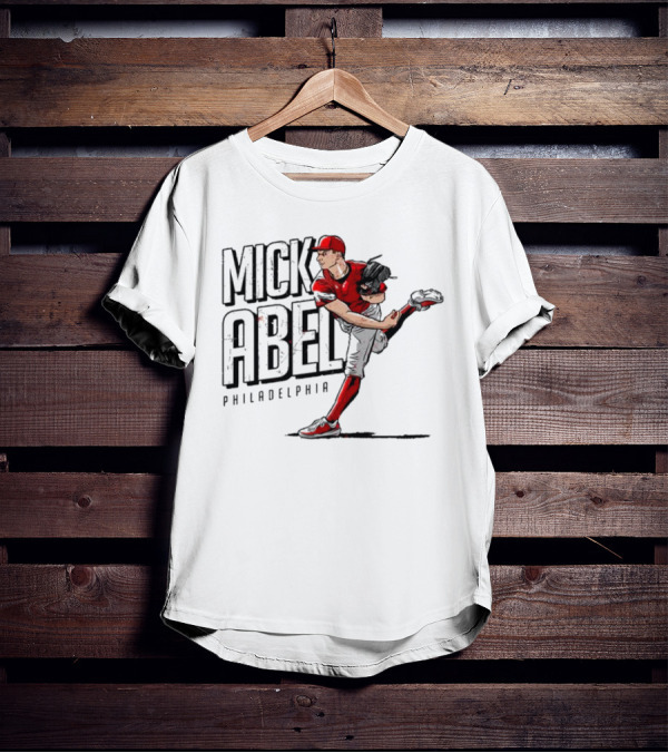 Mick Abel Philadelphia MLBPA Player Pitching Action T-Shirt
