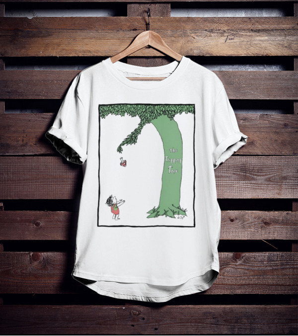 The Tripping Tree Heart Exchange Green Animation T-Shirt