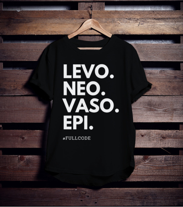Levo Neo Vaso Epi Fullcode Text T-Shirt
