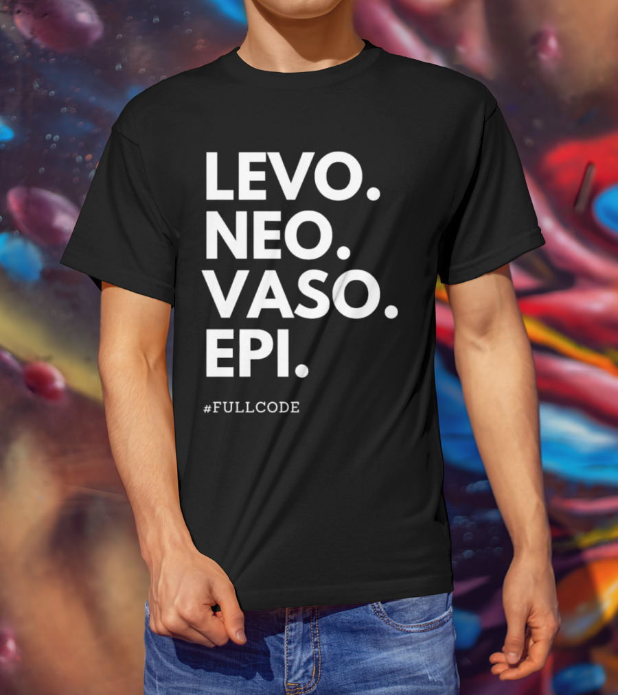Levo Neo Vaso Epi Fullcode Text T-Shirt