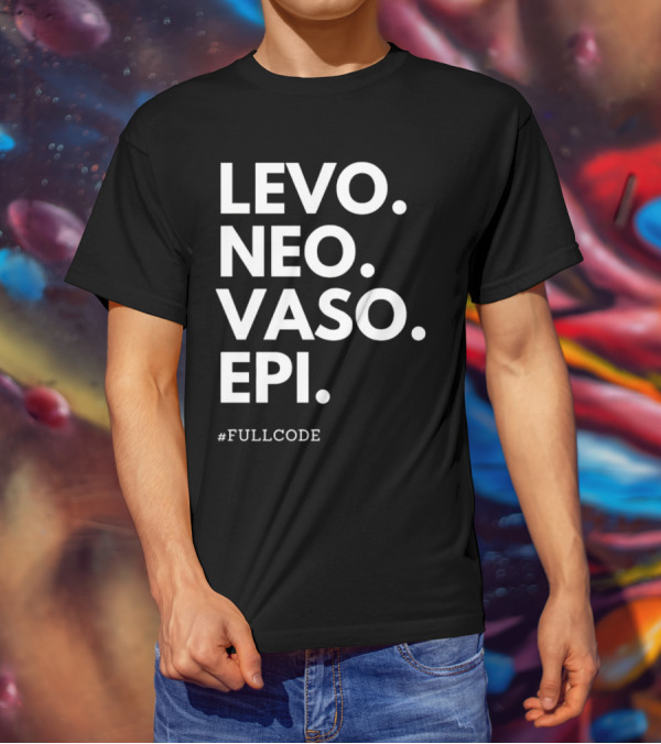 Levo Neo Vaso Epi Fullcode Text T-Shirt