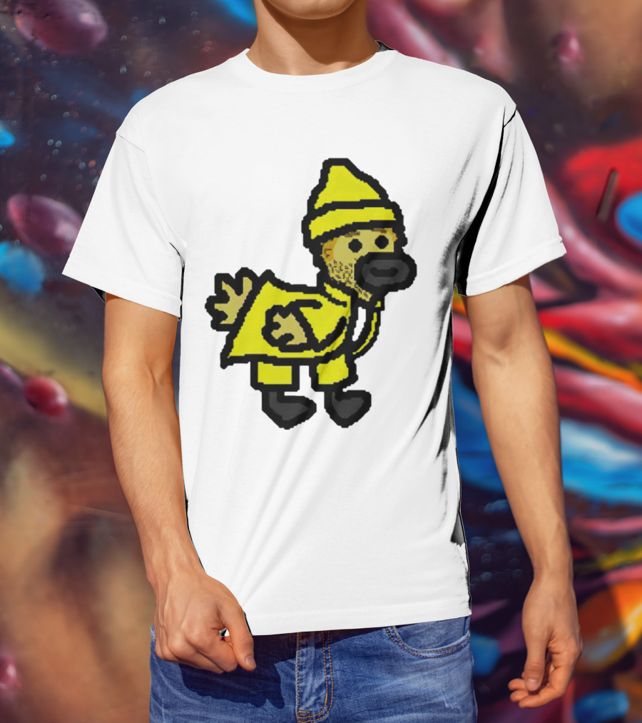 Fall Guy Gosling Bearded Yellow Raincoat Sprite T-Shirt