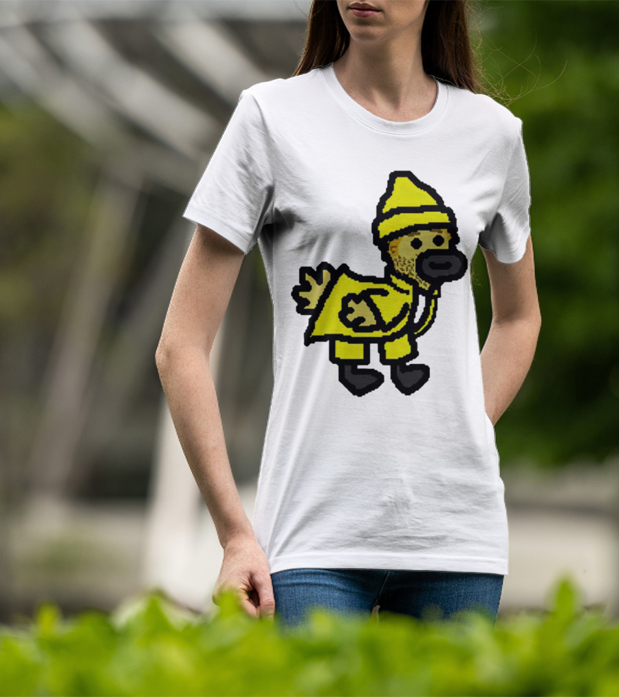 Fall Guy Gosling Bearded Yellow Raincoat Sprite T-Shirt