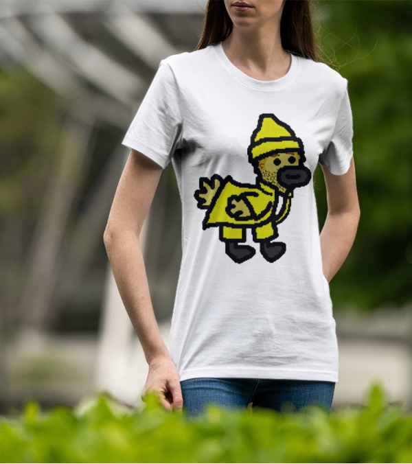 Fall Guy Gosling Bearded Yellow Raincoat Sprite T-Shirt