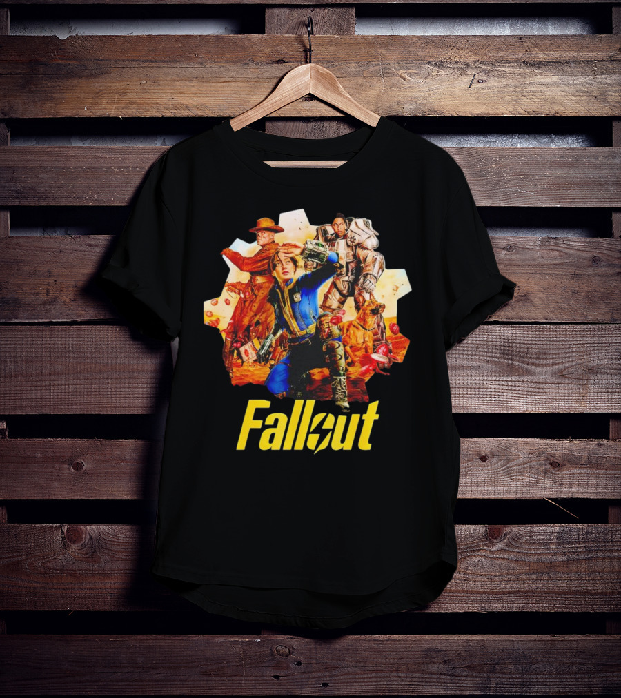 Fallout New Vegas Power Armor Dog旅者 T-Shirt