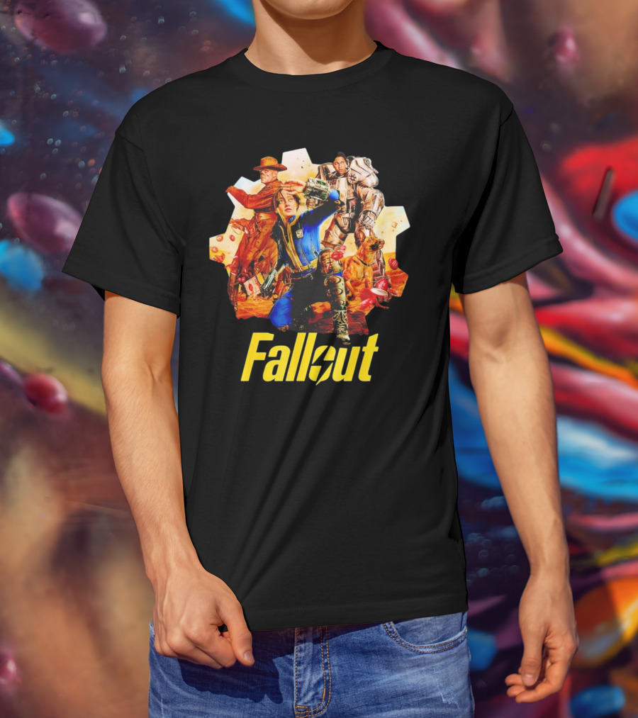 Fallout New Vegas Power Armor Dog旅者 T-Shirt