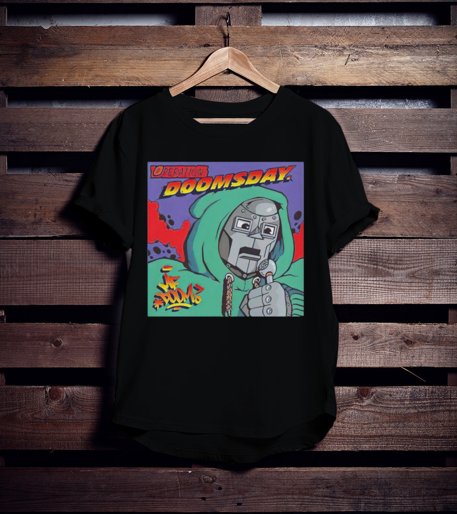 Operation Doomsday MF Doom Mask Hoodie Mic Comic T-Shirt