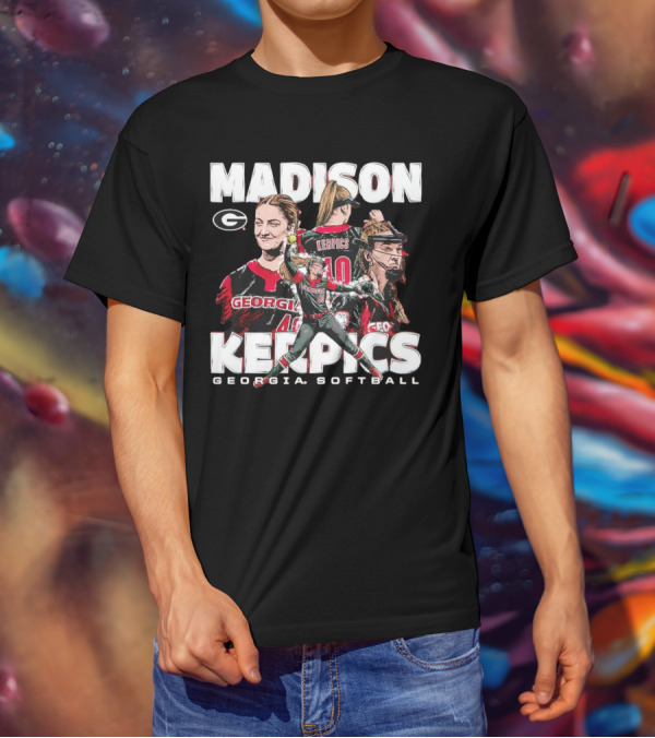 Madison Kerpics Georgia Softball NCAA Collage Player T-Shirt