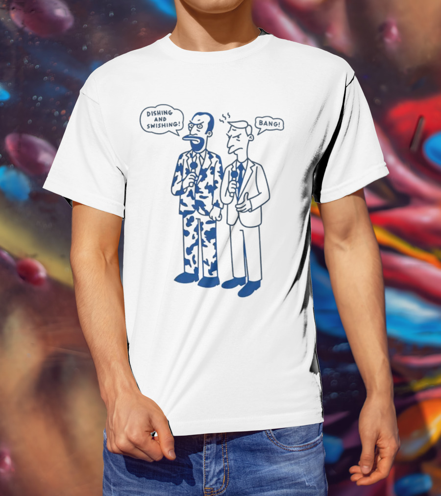 Dishing And Swishing Bang Speech Bubble Duo T-Shirt