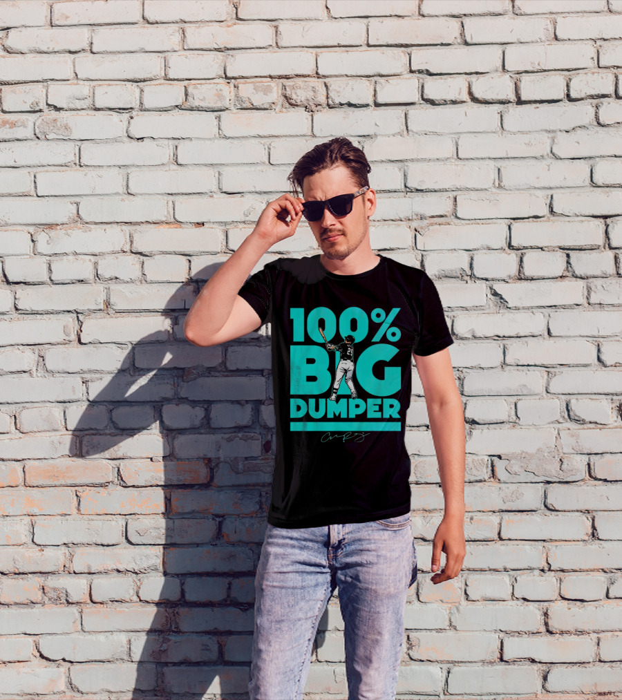 100% Big Dumper Player 29 Baseball Signature T-Shirt