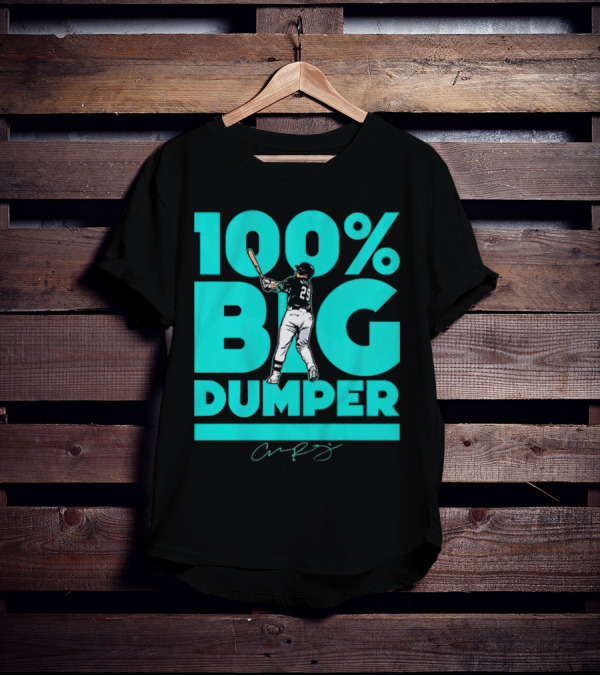 100% Big Dumper Player 29 Baseball Signature T-Shirt
