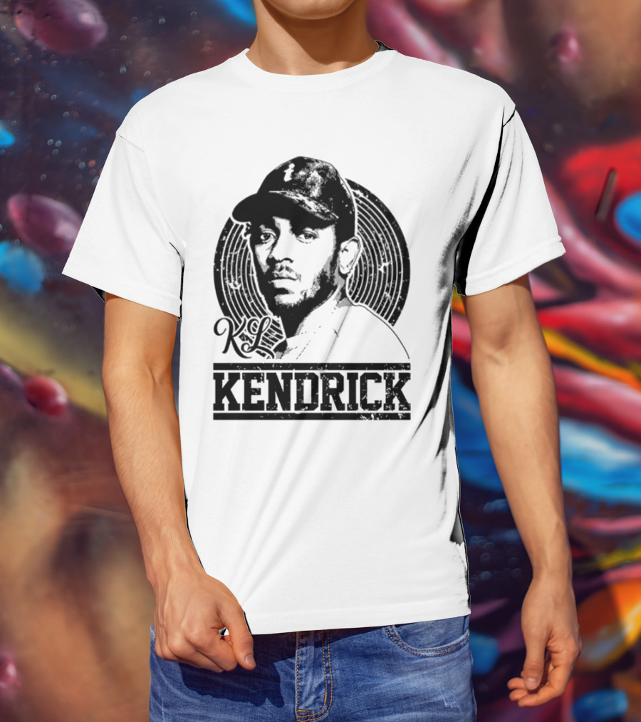 Kendrick Lamar KL Iconic Tribute Circular T-Shirt