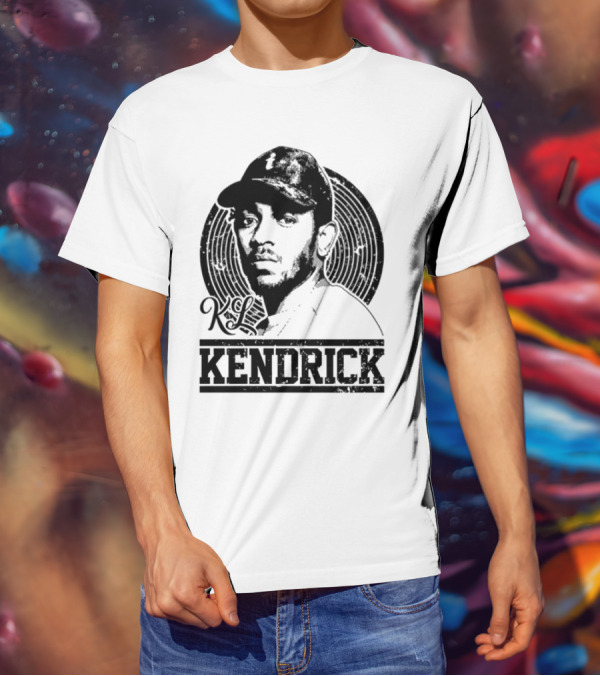 Kendrick Lamar KL Iconic Tribute Circular T-Shirt