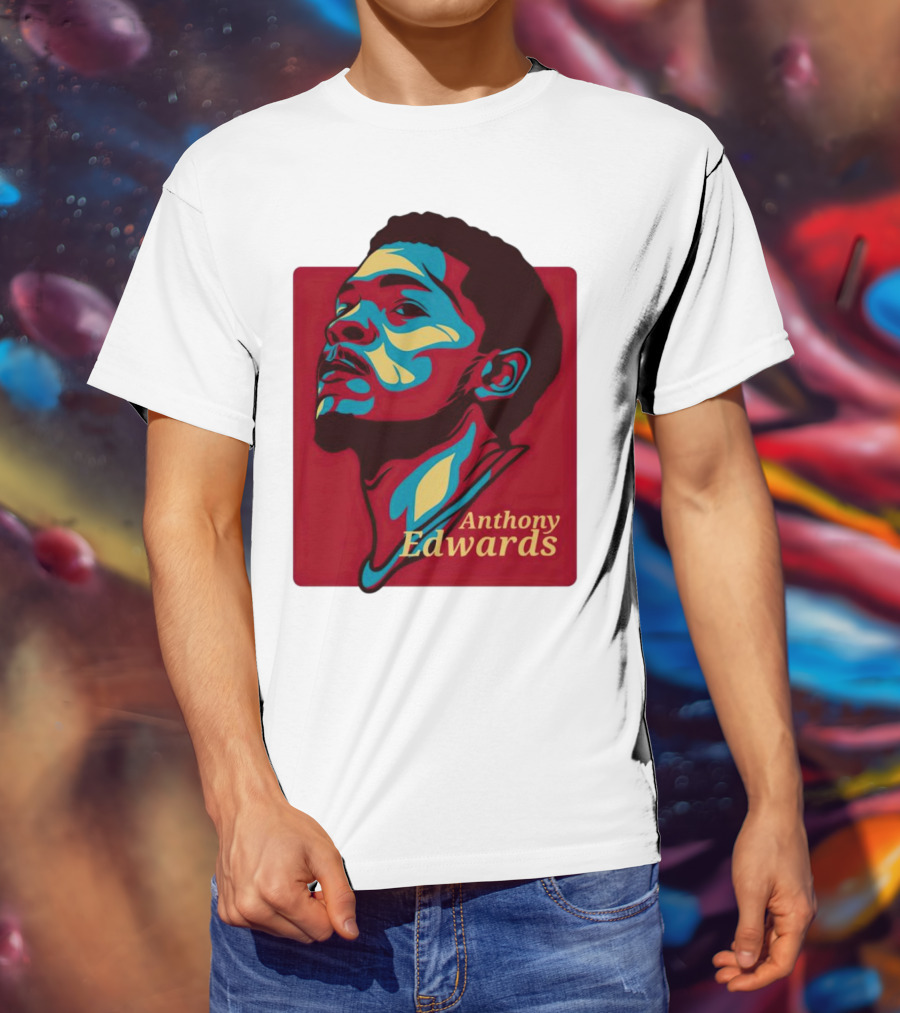 Anthony Edwards Minnesota Timberwolves NBA Player T-Shirt
