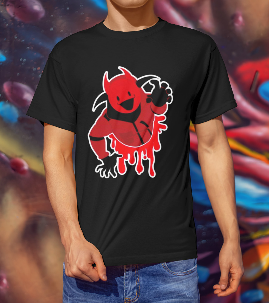 Reddsmess Get Over Here Fall Guy Devil Costume T-Shirt