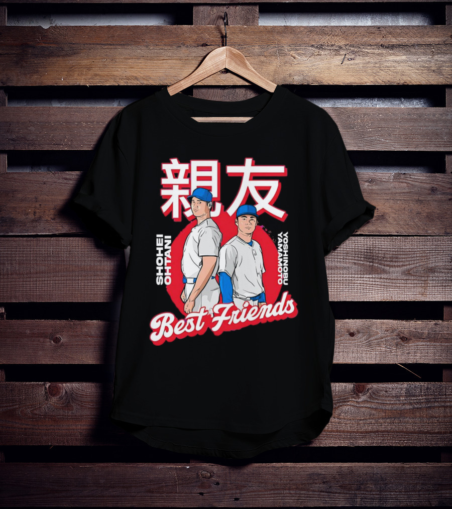 Shohei Ohtani Yoshinobu Yamamoto Best Friends Dodgers T-Shirt