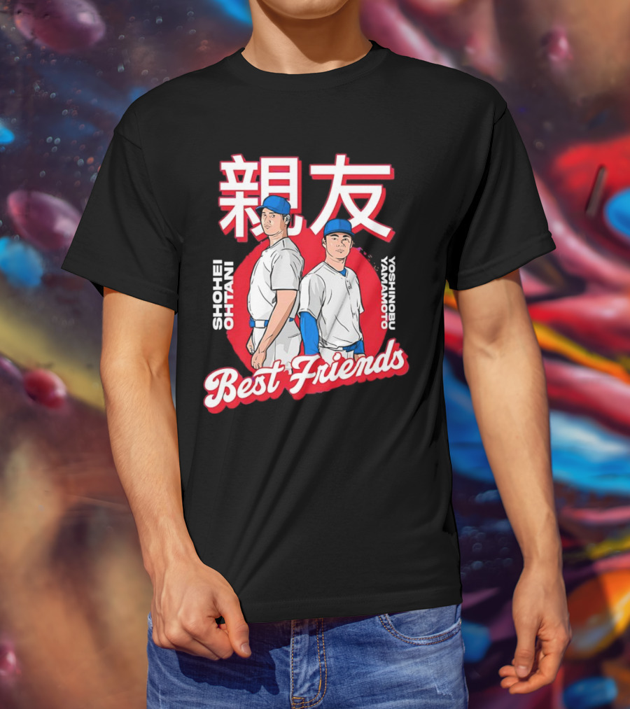 Shohei Ohtani Yoshinobu Yamamoto Best Friends Dodgers T-Shirt