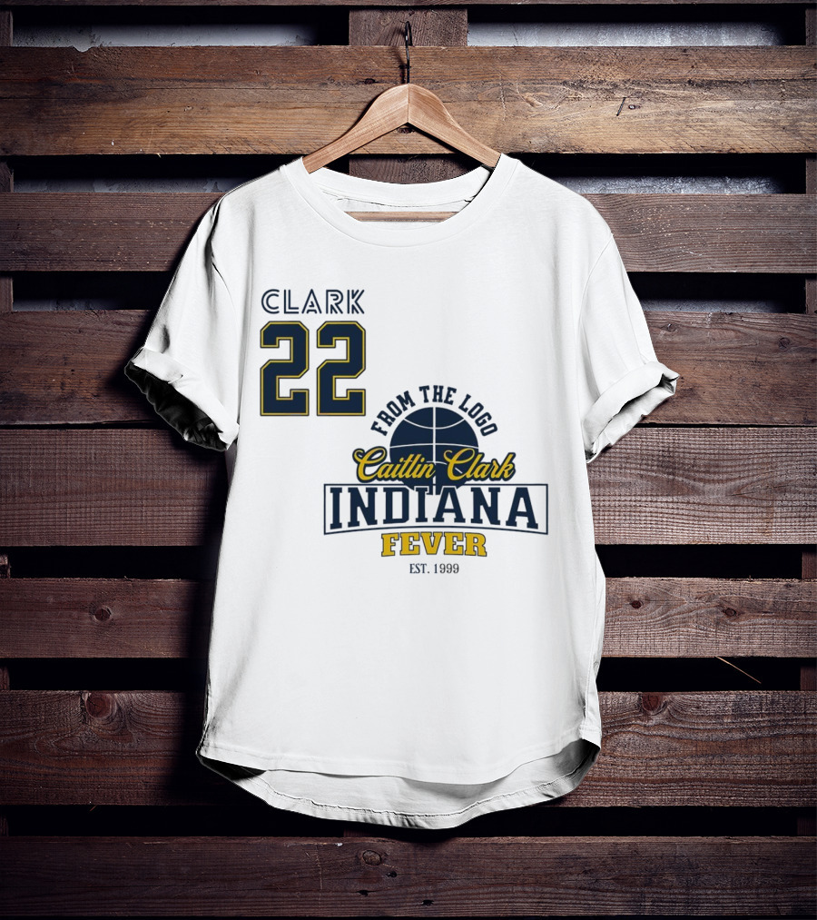 Clark 22 From The Logo Caitlin Clark Indiana Fever Est. 1999 Basketball T-Shirt