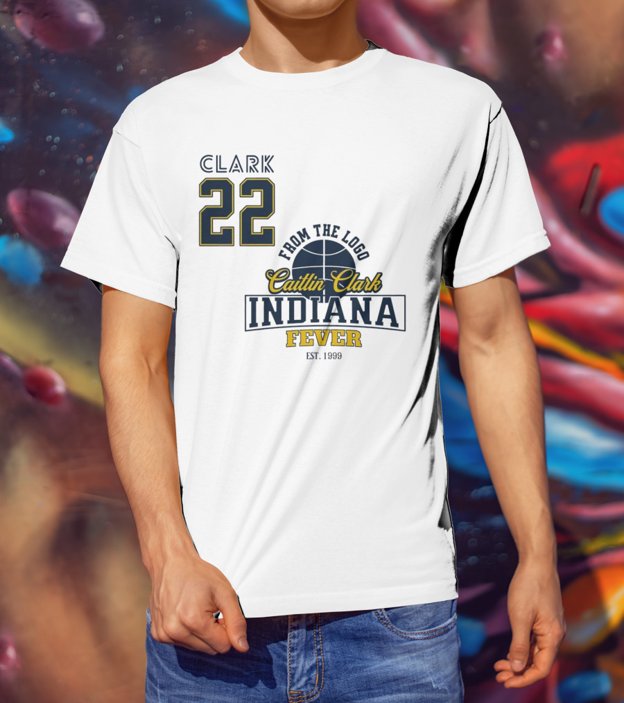 Clark 22 From The Logo Caitlin Clark Indiana Fever Est. 1999 Basketball T-Shirt
