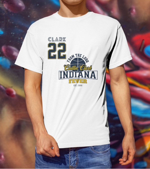Clark 22 From The Logo Caitlin Clark Indiana Fever Est. 1999 Basketball T-Shirt