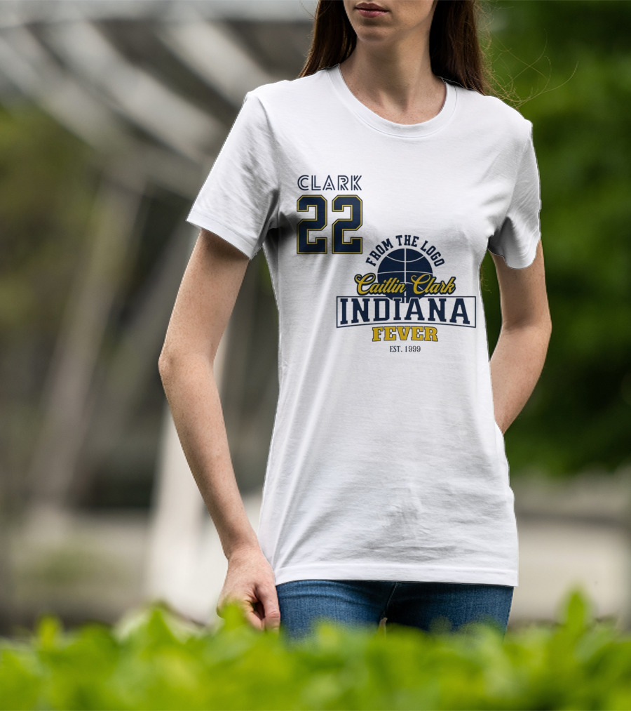 Clark 22 From The Logo Caitlin Clark Indiana Fever Est. 1999 Basketball T-Shirt