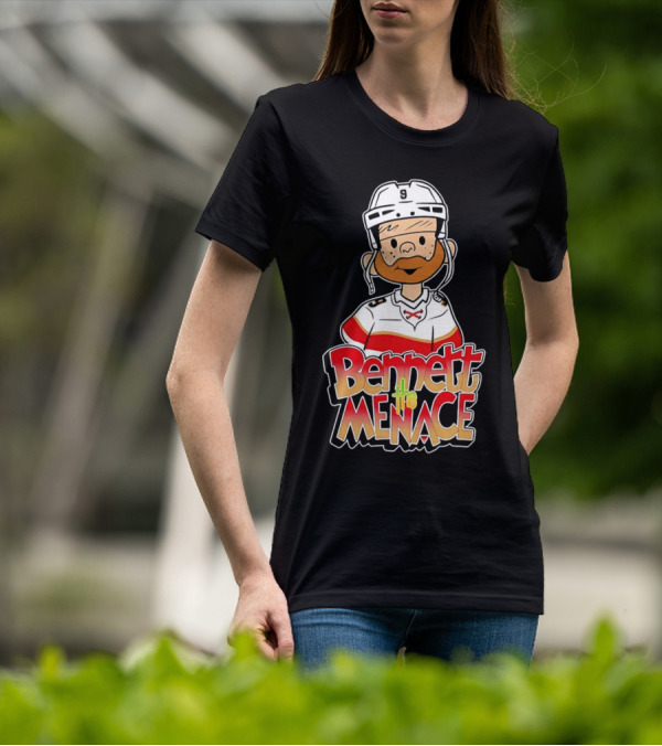 Bennett The Menace Florida Panthers Hockey Sam Bennett T-Shirt