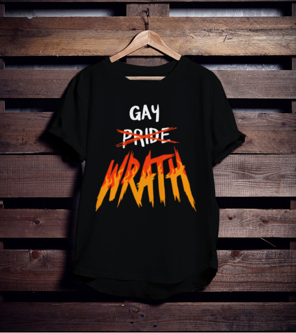 Mars Heyward Gay Pride Wrath T-Shirt