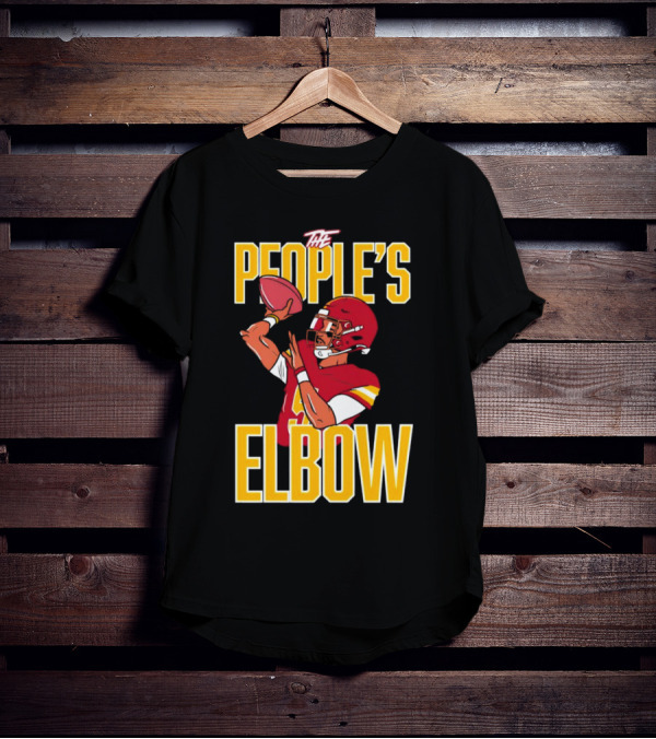 The People’s Elbow Washington Commanders Football Player Quarterback T-Shirt