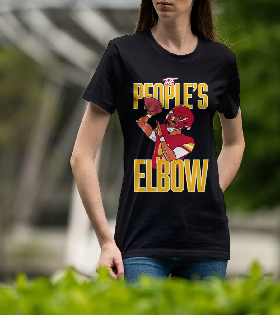The People’s Elbow Washington Commanders Football Player Quarterback T-Shirt