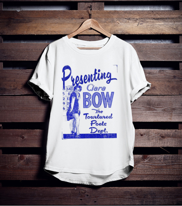 Presenting Clara Bow The Tortured Poets Dept T-Shirt